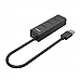 UNITEK רכזת USB 3.0 – 4 יציאות (Y-3089) עם הזנת כוח אופציונלית