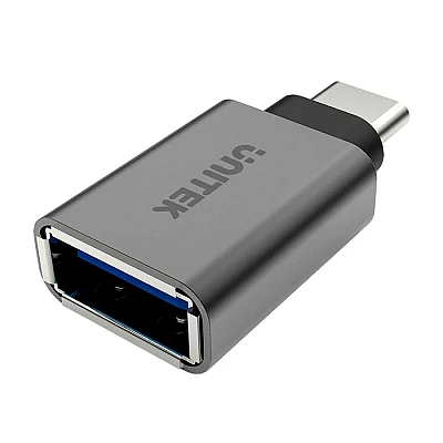 UNITEK מתאם USB-C ל-USB-A (Y-A025CGY) – עד 5Gbps UNITEK מתאם USB-C ל-USB-A (Y-A025CGY) – עד 5Gbps
