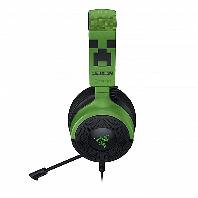 אוזניות גיימינג Razer Kraken V4 X Minecraft Edition ‏USB-C עם 7.1