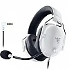 Razer BlackShark V2 X for PlayStation – אוזניות גיימינג בצבע לבן חוטיות 3.5 מ״מ