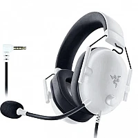Razer BlackShark V2 X for PlayStation – אוזניות גיימינג בצבע לבן חוטיות 3.5 מ״מ