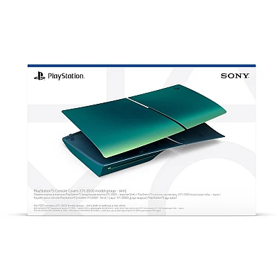 כיסוי מקורי לקונסולה פלייסטיישן 5 - Teal Sony PS5 Slim Blu Ray/ Digital Cover Playstation