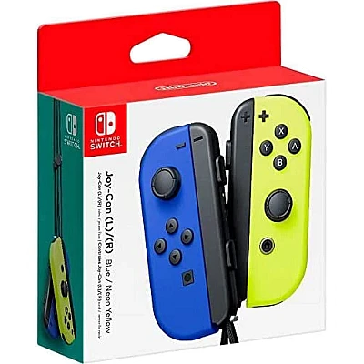 Nintendo Switch Joy-Con Pair Yellow & Blue – זוג בקרים רשמיים לנינטנדו סוויץ’