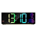 שעון קיר דיגיטלי עם תאורת RGB ושלט | Dragon GPDRA DCRGB