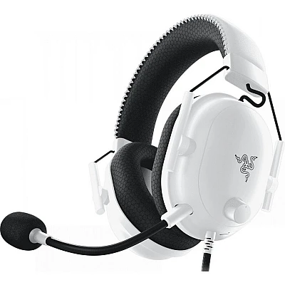 Razer BlackShark V2 X רייזר אוזניות גיימינג חוטיות (צבע לבן)