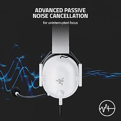 Razer BlackShark V2 X רייזר אוזניות גיימינג חוטיות (צבע לבן)