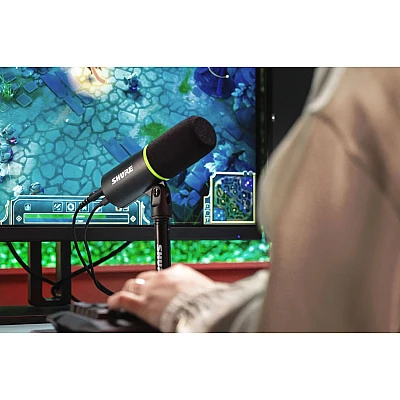 Shure MV6 – מיקרופון USB גיימינג מקצועי
