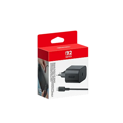 מטען AC רשמי ל-Nintendo Switch 2 מטען AC רשמי ל-Nintendo Switch 2