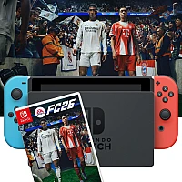 Nintendo Switch | באנדל קונסולת ניידת נינטנדו סוויץ’ כולל משחק FC 26
