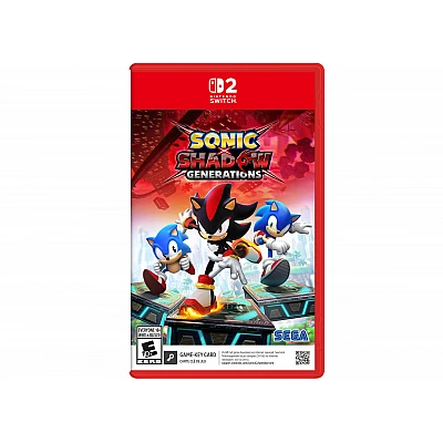 קונסולת משחק Nintendo Switch 2 256GB – אדום/כחול ומשחק Sonic X Shadow Generations Edition | יבואן רשמי