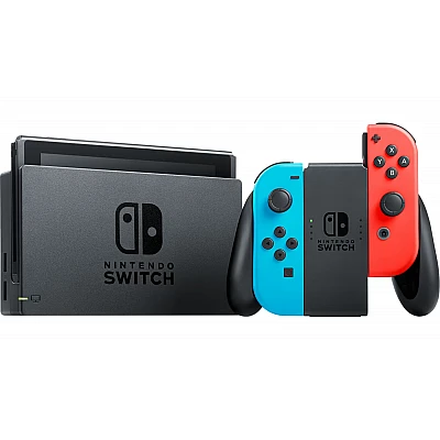 קונסולת ניידת Nintendo Switch צבע אדום & כחול קונסולת ניידת Nintendo Switch צבע אדום & כחול