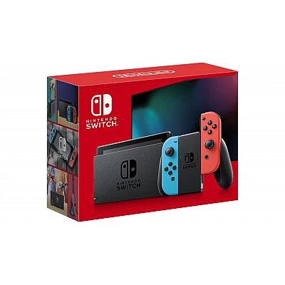 קונסולת ניידת Nintendo Switch צבע אדום & כחול קונסולת ניידת Nintendo Switch צבע אדום & כחול