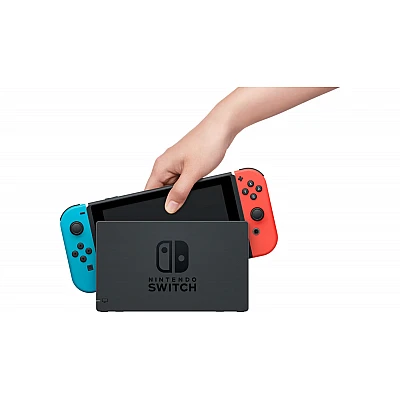 קונסולת ניידת Nintendo Switch צבע אדום & כחול קונסולת ניידת Nintendo Switch צבע אדום & כחול