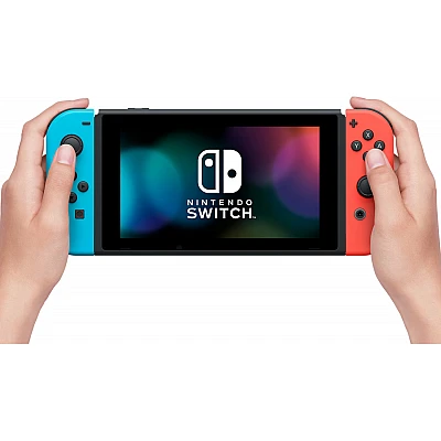 קונסולת ניידת Nintendo Switch צבע אדום & כחול קונסולת ניידת Nintendo Switch צבע אדום & כחול