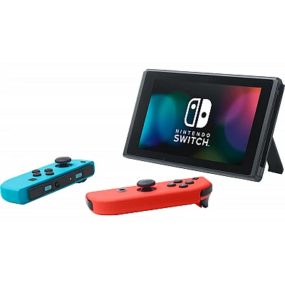 קונסולת ניידת Nintendo Switch צבע אדום & כחול קונסולת ניידת Nintendo Switch צבע אדום & כחול
