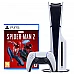 Sony PlayStation 5 1TB Slim Blu-ray Edition עם משחק Marvel's Spider-Man 2 