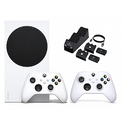 Xbox Series S 512GB Digital Edition + שלט נוסף + מטען זוגי
