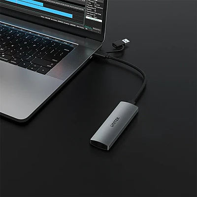 Unitek S1230A מארז לכונן M.2 NVMe/SATA 10Gbps Unitek S1230A מארז לכונן M.2 NVMe/SATA 10Gbps