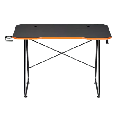 LUMI GMD10-1 שולחן גיימינג 120×60 שחור – עם מחזיק כוס