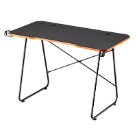 LUMI GMD10-1 שולחן גיימינג 120×60 שחור – עם מחזיק כוס