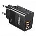 UNITEK מטען קיר 20W דו-יציאות (USB-C PD + USB-A QC) – קומפקטי צבע שחור