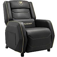 כורסת גיימרים Cougar Ranger S Royal Gaming Sofa - צבע שחור וזהב