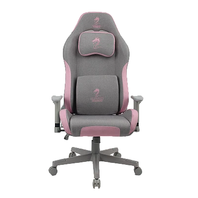 כיסא גיימרים Dragon דגם Cyber צבע אפור ורוד כיסא גיימרים Dragon דגם Cyber צבע אפור ורוד