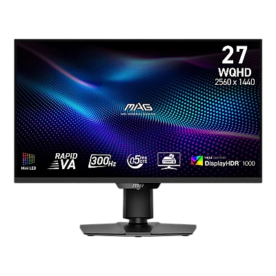 מסך גיימינג Mini-LED MSI MAG 274QPF X30MV בגודל 27 אינץ׳ WQHD 300Hz