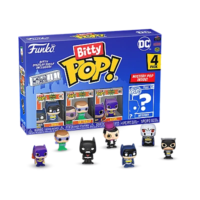 Funko Bitty Pop! DC Comics – סט מיני אספנות (The Joker 4-Pack)