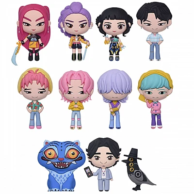 K-Pop Demon Hunters – שקית הפתעה עם תפסן 3D אקראי לתיק K-Pop Demon Hunters – שקית הפתעה עם תפסן 3D אקראי לתיק