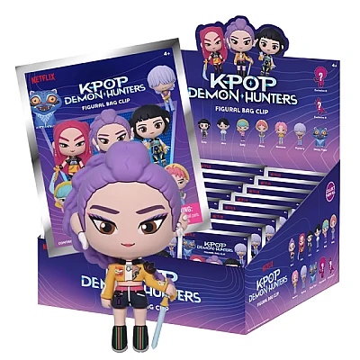 K-Pop Demon Hunters – שקית הפתעה עם תפסן 3D אקראי לתיק K-Pop Demon Hunters – שקית הפתעה עם תפסן 3D אקראי לתיק
