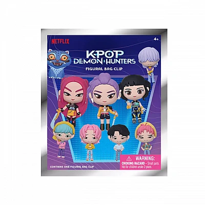 K-Pop Demon Hunters – שקית הפתעה עם תפסן 3D אקראי לתיק K-Pop Demon Hunters – שקית הפתעה עם תפסן 3D אקראי לתיק