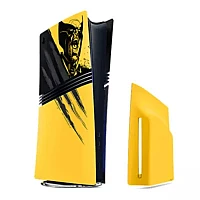 כיסוי מקורי לקונסולת PlayStation 5 Pro - Marvel's Wolverine Battle Yellow Limited Edition כיסוי מקורי לקונסולת PlayStation 5 Pro - Marvel's Wolverine Battle Yellow Limited Edition