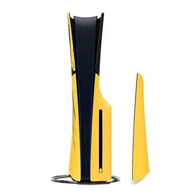 כיסוי מקורי לקונסולת PlayStation 5 Slim - Marvel's Wolverine Battle Yellow Limited Edition כיסוי מקורי לקונסולת PlayStation 5 Slim - Marvel's Wolverine Battle Yellow Limited Edition