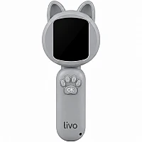 מיקרוסקופ דיגיטלי נייד לילדים Livo עם מסך 2 אינץ' – אפור