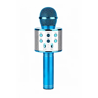 מיקרופון קריוקי אלחוטי Livo Music כחול