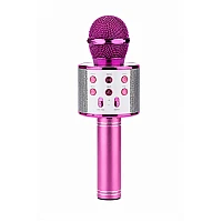 מיקרופון קריוקי אלחוטי Livo Music ורוד