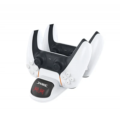 DOBE PS5 DualSense Charging Station מטען כפול לשני שלטים פלייסטיישן 5 DOBE PS5 DualSense Charging Station מטען כפול לשני שלטים פלייסטיישן 5