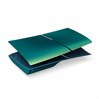 כיסוי מקורי לקונסולה פלייסטיישן 5 - Teal Sony PS5 Slim Blu Ray/ Digital Cover Playstation