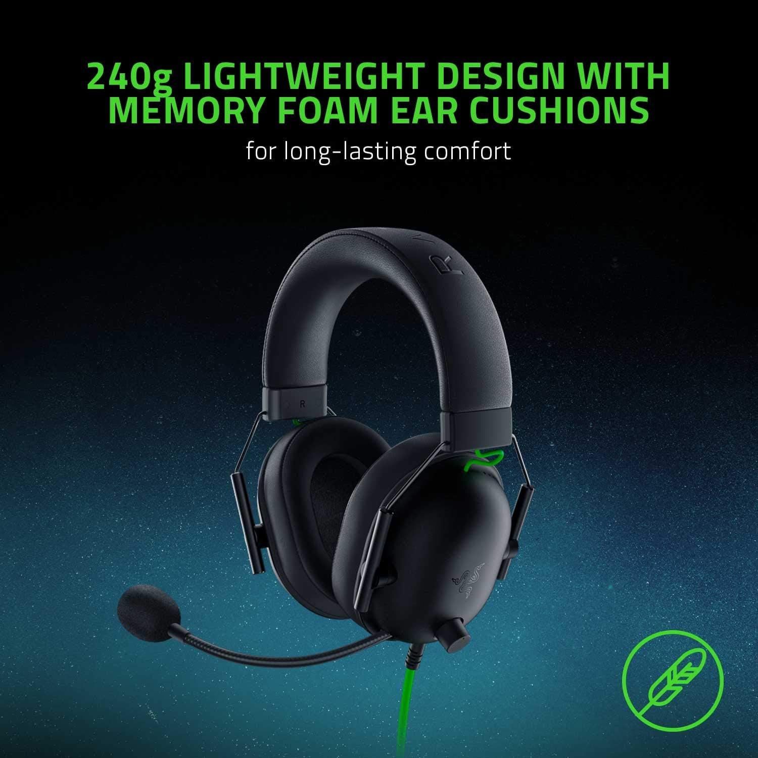 Razer BlackShark V2 X שחור – מיקרופון HyperClear Cardioid