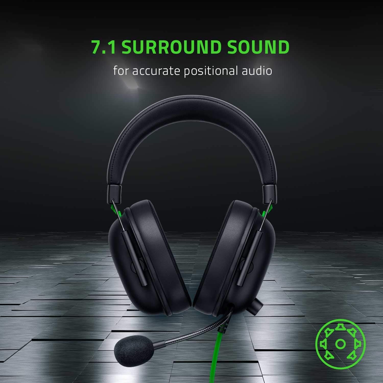 Razer BlackShark V2 X שחור – חיבור 3.5 מ״מ ותאימות בין פלטפורמות