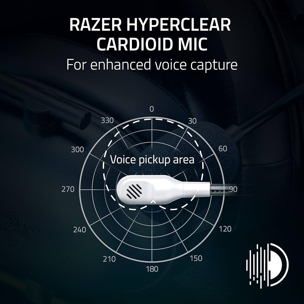 Razer BlackShark V2 X – מיקרופון HyperClear Cardioid